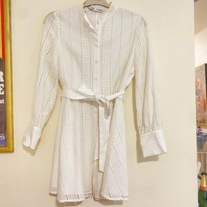 NWT Zara Eyelet Dress